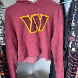 Majestic Maroon Hoodie with Yellow 'W' Design